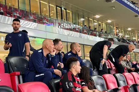 من المدرجات.. بيراميدز يتابع مواجهة كروز أزول وفلامنجو في إنتركونتيننتال